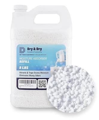 Dry & Dry Moisture Absorbers Refill Beads (8 LBS) - Dehumidifiers for Home Dehumidifier for Basement Dehumidifiers for Bedroom Small Dehumidifiers Dehumidifiers Moisture Absorbers