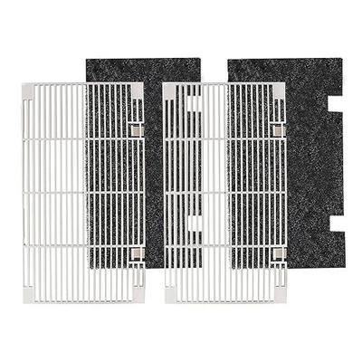 RV A/C Ducted Air Grille for Dometic, Duo-Therm RV Air Conditioner Grille, RV Air Conditioner Cover with RV AC Filter Replacement for Dometic 3104928.019 Polar White 14.1" x 7.7" -4pack