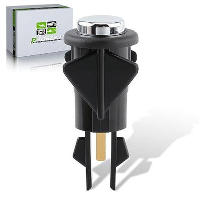Black Push Button Fuel Door Release Switch Fit for Ford Crown Victoria, Mercury Grand Marquis, Lincoln Town Car, LS Continental, Mark VIII, Marauder 1994-2006