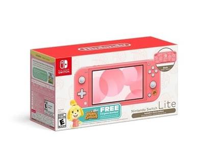Nintendo Switch Lite Animal Crossing: New Horizons Isabelle Aloha Edition + Animal Crossing New Horizons game (Japan Stock)