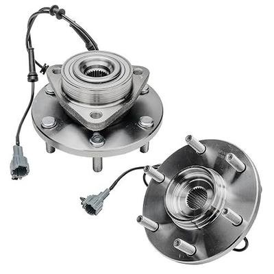 Detroit Axle - 2 Front Wheel Bearing Hubs for 2004-2007 Nissan Titan | Infiniti QX56, 2005-2007 Armada, 2004 Pathfinder Armada Wheel Bearing and Hub Assembly Replacement