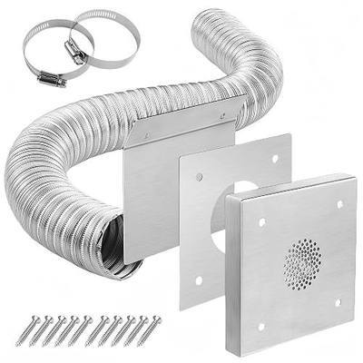 Outside Air Kit for Pellet Stove,2” x 60” Pellet Stove Pipe Kit,Fresh Air Intake for Corn and Pellet Stoves