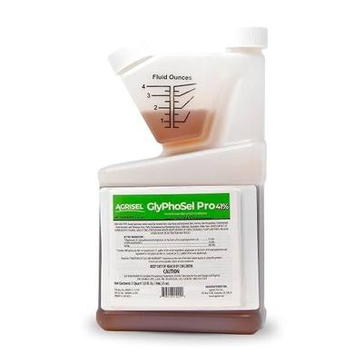 Agrisel GlyPhoSel Pro Weed Killer, Easy Mixing, Pet Safe, 32 Ounces | Tackles Hard-to-Kill Weeds, Low-Odor