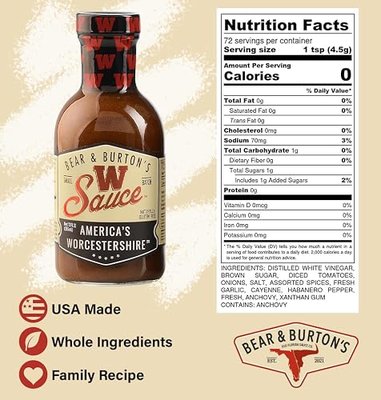 Bear & Burton's W Sauce 3pk