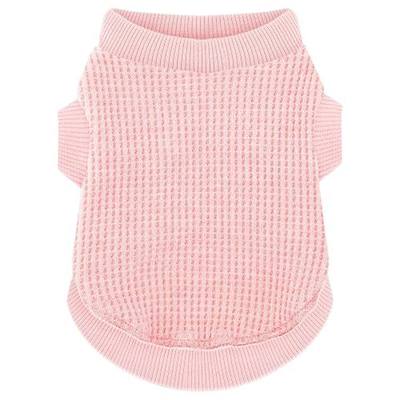 Cozy and Functional Dog Shirts for Small Puppies: Stretchable Pink Attire with Easy-On Design, Ideal for Chihuahuas and Yorkies - Enhance Comfort and Playfulness on Chill Days Small