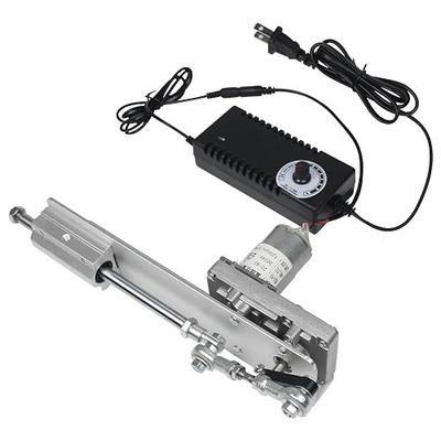 CNCTOPBAOS Reciprocating Linear Actuator DC24V Adjustable 0.78"-3.14" 120RPM | Stroke Range 2-8cm 3.14 inch Telescopic Rocker Arm Mechanism, Gear Motor, 0-120 SPM Speed Regulation Adapter,11-55 LB Thrust