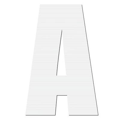 Large Flat Cardboard Letters, Numbers | Custom Decorative Letters & Numbers | Personalized Giant Letters for Wall Decor | Waterproof | Craft Letters - 24 inches