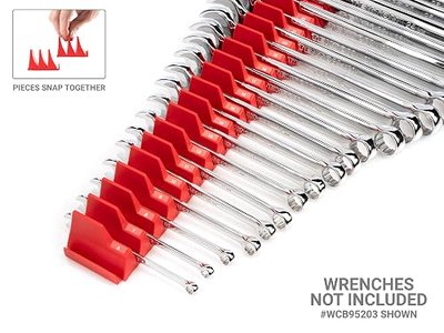 TEKTON 40-Tool Modular Wrench Organizer Set | OTM92240