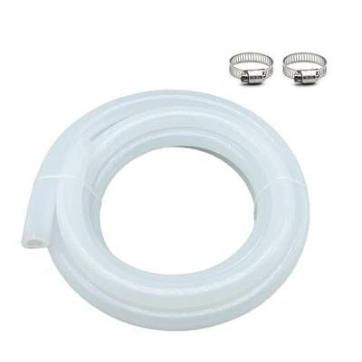 1/2" ID Silicone Tubing, Food Grade Hose 1/2" ID x 3/4" OD 10 Feet Length Pure Silicone Hoses High Temp for Home Brewing Winemaking