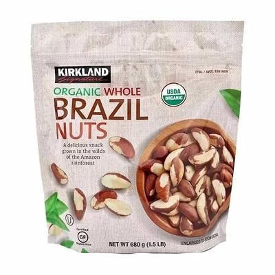 Kirkland Signature Organic Brazil Nuts, 1.5LB (Pack of 2,Total = 3LB) by Mialo Trusted Traders
