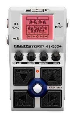 Zoom MS-50G+ MultiStomp Guitar Effects Pedal with 100 Effects, Drives, Modulation, Delay & Reverb, Stereo Outputs, Built-In Tuner, Battery Powered