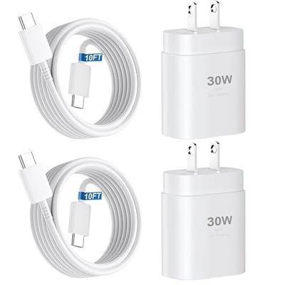 iPhone 17 16 15 Charger Fast Charging,30W USB C Charger Type C Charger Phone Chargers iPhone&10 Ft Long USB C to C Cable Fast Charging Cord for iPhone 17 Air/17 Pro/17 Pro Max/16 15 Pro Max Plus,iPad