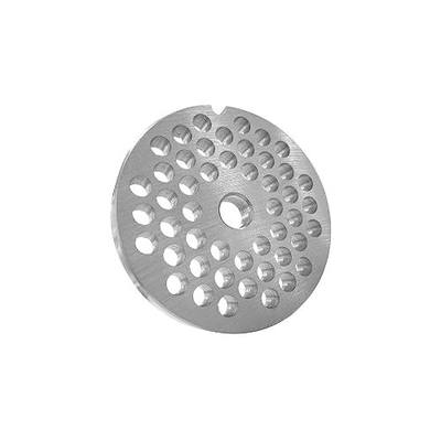 #12 Stainless Steel Meat Grinder Plate Discs Blades (6/25 Hole Plate) | for Cabelas and Hobart,FGA Food Chopper, Weston, LEM, MTN Meat Grinders,Cutting Disks Heavy Duty