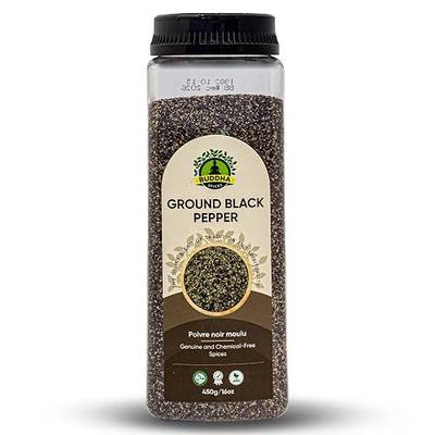 Buddha Spices Inc. Black Pepper Ground 28 Mesh - 450g