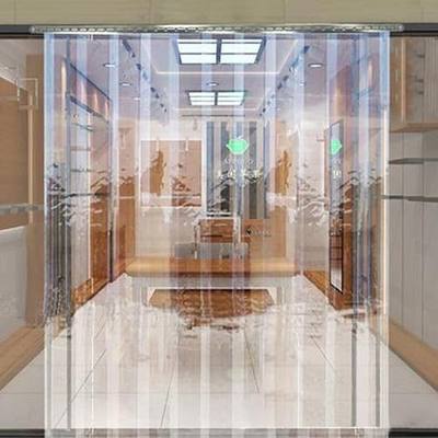 Panana Plastic Vinyl Strip Curtain for Walk in Freezers, Commercial Coolers & Warehouse Doors Insulated Curtains- Clear - 35.5"(W) x 82.7"(D)