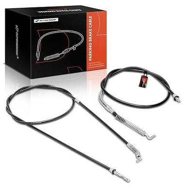 A-Premium Rear Parking Brake Cable Assembly Compatible with Dodge Models | for Ram 1500 2002-2008, Ram 2500 2008, Ram 3500 2008, Set of 2