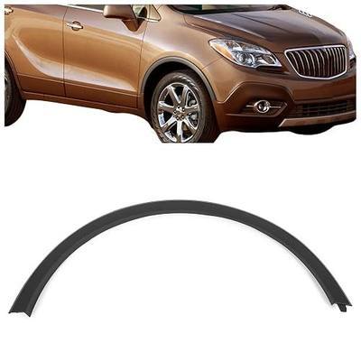 KUAFU Wheel Arch Molding Fender Flare Compatible with 2013-2022 Buick Encore Replacement for 95275469 GM1291247 Wheel Arch Molding Fender Trim ABS Plastic Black - Front Passenger Side