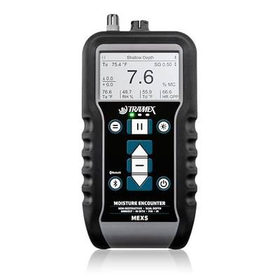 Tramex Moisture Encounter MEX5 | Meter for Measuring Moisture Content & Relative Humidity in Wood, Drywall & Building Materials