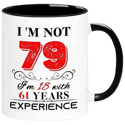 1947 79th Birthday Mug Gifts for Women Men Her Him with Gift Box Packaging | 79 Year Old Birthday Gifts for Women, Men, Wife, Husband, Mom, Dad, Sister, Friends, Turning 79 Birthday Present Coffee Cup