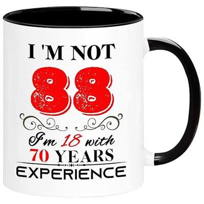1938 88th Birthday Mug for Women Men, Turning 88 Year Old Birthday Gifts for Mom, Dad, Grandma, Grandpa, Wife, Husband, Daughter, Sister, Best Friends, Coworkers, Her, Him, 11oz Coffee Cup