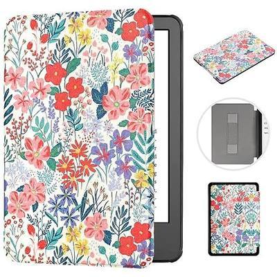 Compatible with Kindle Paperwhite 5th/6th/7th Generation Case 6" (Fits All 2012, 2013, 2015, 2016 Versions), Hand Strap Smart Auto Sleep/Wake&Magnetic Closure for Kindle Paperwhite, Floral