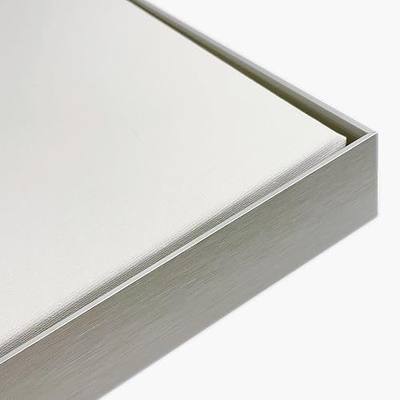 Canvas Floater Frame for 24x24 Oil Paintings Prints, 1.5” Deep DIY Metal Floating Frame for Portrait Landscape Art Show Gallery Wall Home Office Living Room Decor (Silver)