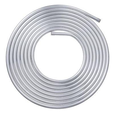 Vigorous 1/4" OD Aluminum Coiled Tubing, Seamless Round Pipe 1060, 0.04" Wall Thickness, Refrigeration Tubing, Fuel Line, Automotive Oil Pipe, Compressor Tube, 10FT