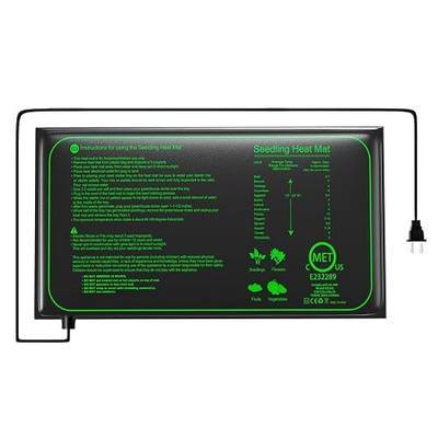 Seedling Heat Mat 11.5"x 22.5",25W Waterproof Warm Hydroponic Heating Pad for Greenhouse Seed Starting, Germination, Indoor Gardening,2024 Upgraded