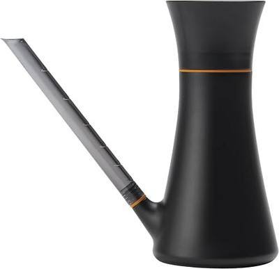 Fiskars Indoor Watering Can, Long Reach Spout for Precision Hydration on House Plants, Flowers & Garden, Anti-Drip Nozzle with Translucent Volume Markings, Ergonomic Recycled Plastic Body, 40 oz