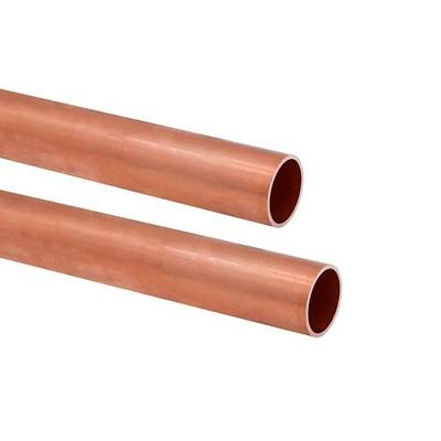 3/4"OD Copper Pipe, 0.04 inch(1mm)Wall Thickness 12" Length Polished Hollow Copper Round Tube Cut Lengths for DIY Crafts, Repair, Model Building, Electrical Projects(2 Pcs)
