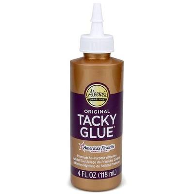 All-Purpose Tacky Glue – Premium Adhesive for Crafts, Jewelry, and Household Repairs – Original 4 Oz. (1 Bottle)