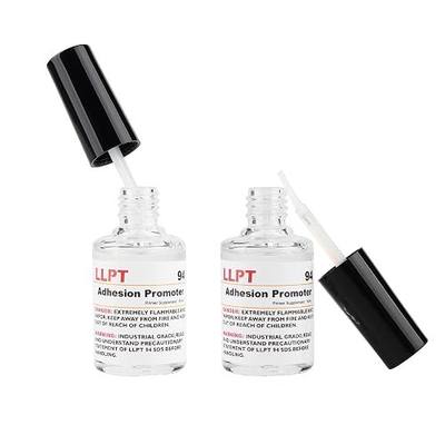 LLPT 94 Adhesion Promoter 2 Pack 18ml Bottle Primer | Evaporable, Heavy Duty, High Bonding, Invisiable, Fast-Drying, Brush-On for Automotive & DIY, Enhances Bonding