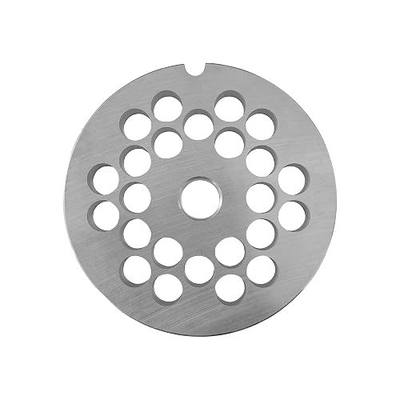 #12 Stainless Steel Meat Grinder Plate Discs Blades (8/25 Hole Plate) | for Cabelas and Hobart,FGA Food Chopper, Weston, LEM, MTN Meat Grinders,Cutting Disks Heavy Duty