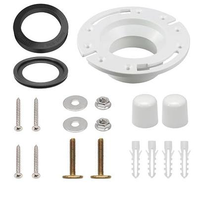 altivox RV Toilet Seal and Socket RV Toilet Flange Kit Compatible with Dometic 300/310/320 RV Toilets Replaces 385345892 Flange and 385311658 Flush Seal and 385311652 RV Toilet Seal (3 in 1)