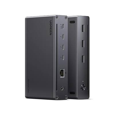 UGREEN 8-in-1 Thunderbolt 4 Docking Station, Dual 4K@60Hz, 3xTBT4, 40Gbps | Dual 4K/ Single 8K Display, 85W Charging, Gigabit Ethernet, 3xUSB A 10Gbps, Dock for Mac M1/M2/M3/M4 Pro/Max, Revodok Max 208