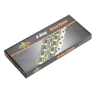 520 Chain 114 Links With Connecting Master Link, X-Ring Gold
