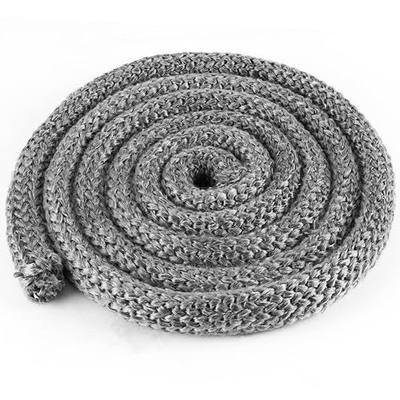 Wood Stove Door Gasket, 1" Wood Stove Gasket Rope Seal for Woodburning Stoves, Heat Resistance Fiberglass Gasket Replacement for Wood Stoves and Fireplaces