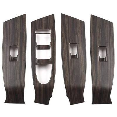 for Mazda CX-50 2026 2025 2024 2023 Trims Cover, Wood-Grain Finish Interior Accessories for Mazda CX50 Gas and CX 50 Hybrid, Window Control Switches Protective Panel