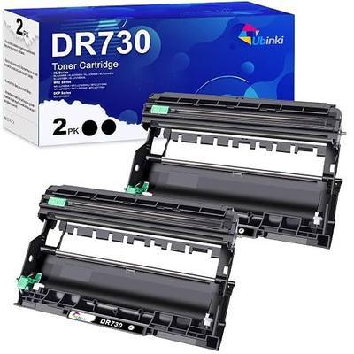 DR730 Compatible Drum Unit Replacement for Brother DR-730 DR-760 760 for MFC-L2750DW MFC-L2710DW HL-L2395DW HL-L2350DW HL-L2370DW HL-L2325DW HL-L2390DW DCP-L2550DW Printer(Black 2-Pack, Not Toner)