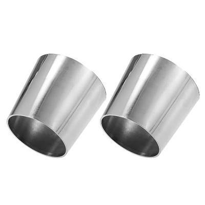 X AUTOHAUX Car Mandrel Exhaust Bend Elbow Pipe 304 Stainless Steel Concentric Reducer 2.5" OD to 3" OD 2pcs