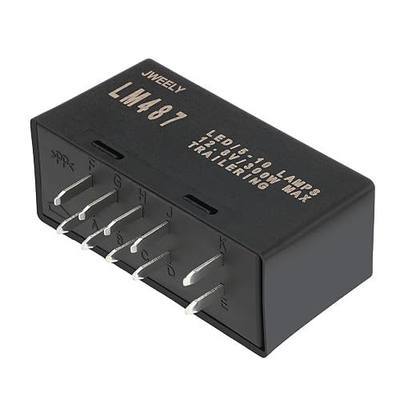 JWEELY LM487 Led Flasher Relay for Warning and Turn Signal Fix Hyper Flash Module Blinker Relay Fit for Chevy 03-06 Silverado Avalanche for GMC Sierra Yukon Trucks 2003-2006, 10383321, 15231201