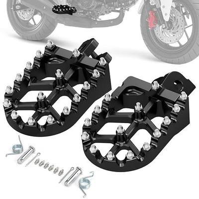 Motorcycle Foot Pegs MX Style CNC for GROM 125 2013-2025 Monkey 125 2020-2025 Grom Clone, Footpegs Rest Pedal Compatible Fit for Dax 125 2025 Black
