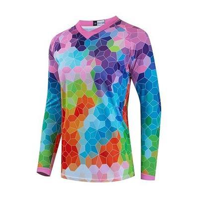 Womens Dirt Bike Jersey, Ladies Mountain Bicycle Shirt for Cycling Motocross BMX Fishing Mx Biking, XS-XXL
