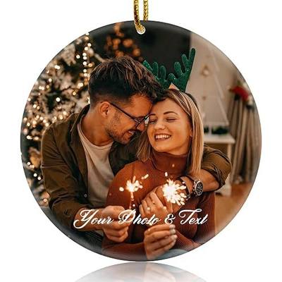 Personalized Christmas Ornament 2026,Custom Christmas Ornament,Double Sided Photo Christmas Ornament,Customized Christmas Ornaments, 2025,Ornement de Noel Personnalisé