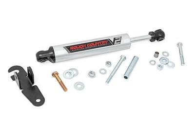Rough Country V2 Steering Stabilizer for 16-24 Chevy/GMC 2500/3500HD - 8730170