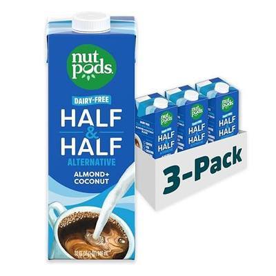 nutpods unsweetened Half & Half Dairy-Free Coffee Creamer | Dairy-free half and half alternative. Made from almonds and coconuts, zero sugar, keto, Whole30, vegan