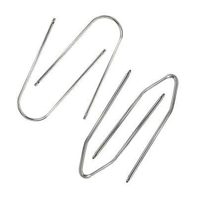 Dickno 4 PCS Car Radio Removal Pry Tool, U/V-Shaped Stainless Steel Auto Stereo Release Tool Kit, Universal Radio Remover for Disassembly of Most Vehicle Audio Frequency Converter