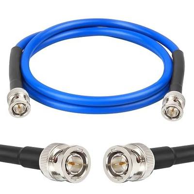 XRDS -RF 3FT SDI Cable, 3G/6G-SDI Cable BNC Digital Video Cables 75 Ohm RG59 BNC Male Cables for 3G/6G HD SDI Monitor Video Recorder Converter Splitter Security Camera