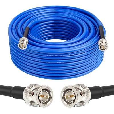 XRDS -RF 100FT SDI Cable, 3G/6G-SDI Cable BNC Digital Video Cables 75 Ohm RG59 BNC Male Cables for 3G/6G HD SDI Monitor Video Recorder Converter Splitter Security Camera