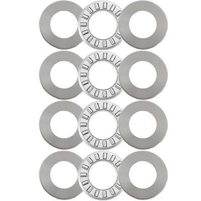 4 Sets NTA815+2TRA, Thrust Needle Roller Bearings with Two Washers, ID 1/2", OD 15/16"